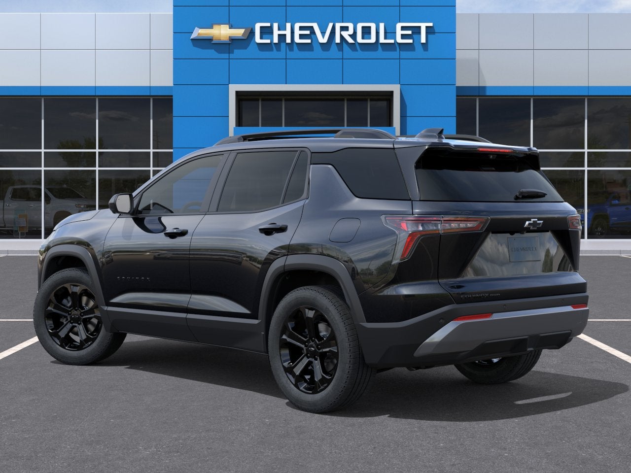 2027 Chevrolet Equinox — rear three-quarter view